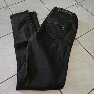 Rock Revival Sheryl Skinny Moto Jeans Black 29